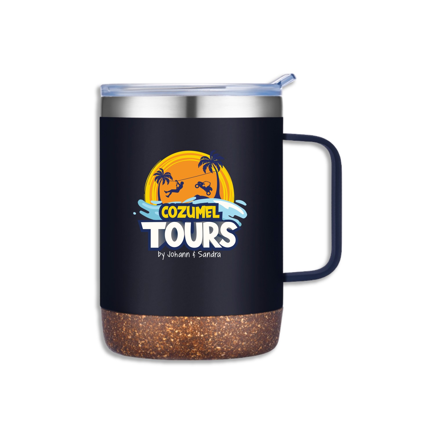 Cork Mate 12 oz Stainless Steel Camp Mug 11