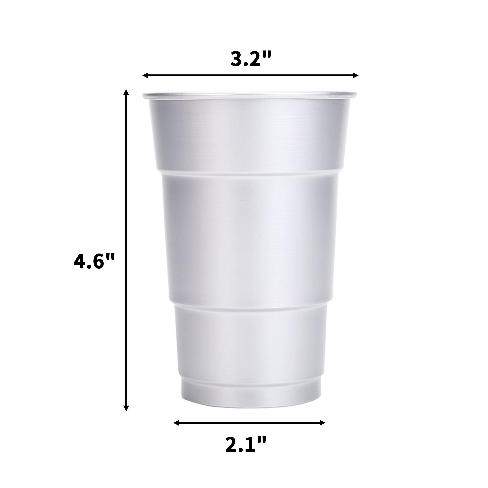 12 Oz Metal Party Cup For Outdoor Event 3