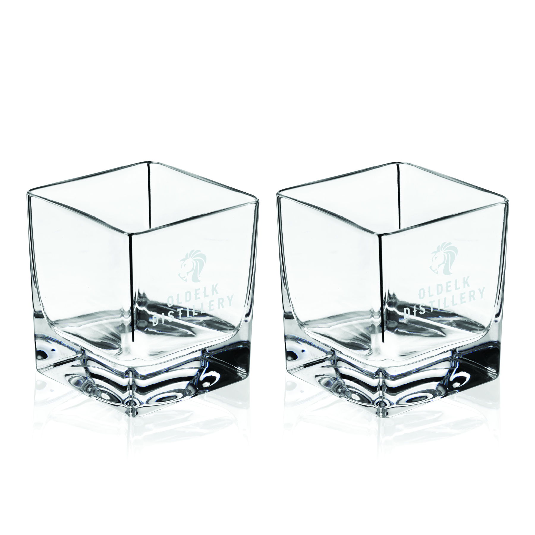 Viski® Braque Crystal Rocks Glass, set of 2 2