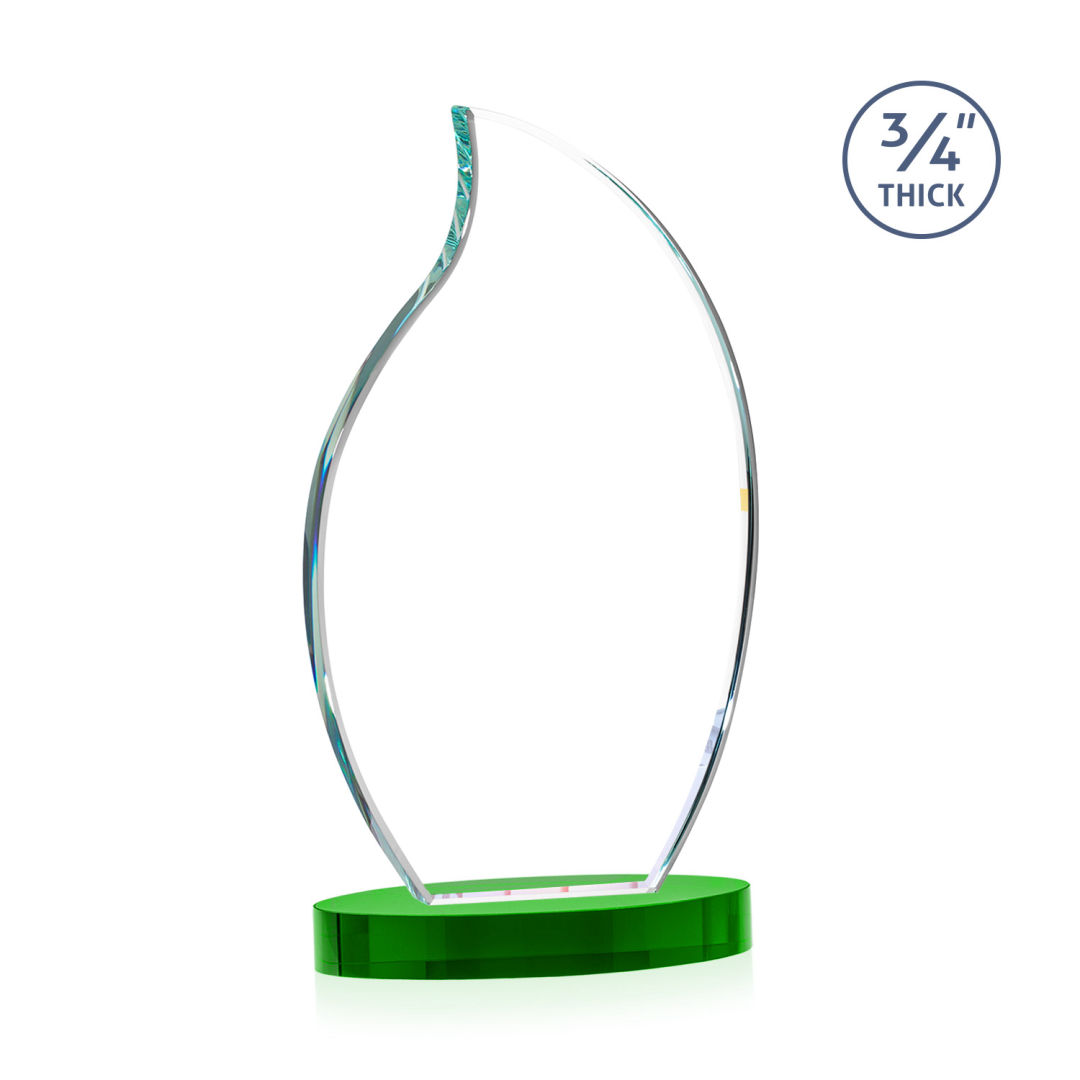 Croydon VividPrint™ Award on Alberton Base - Green 3