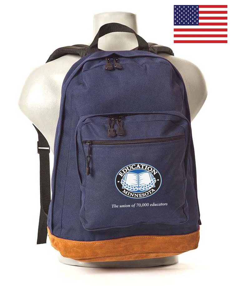 "Bomber" Suede Bottom Backpack 1