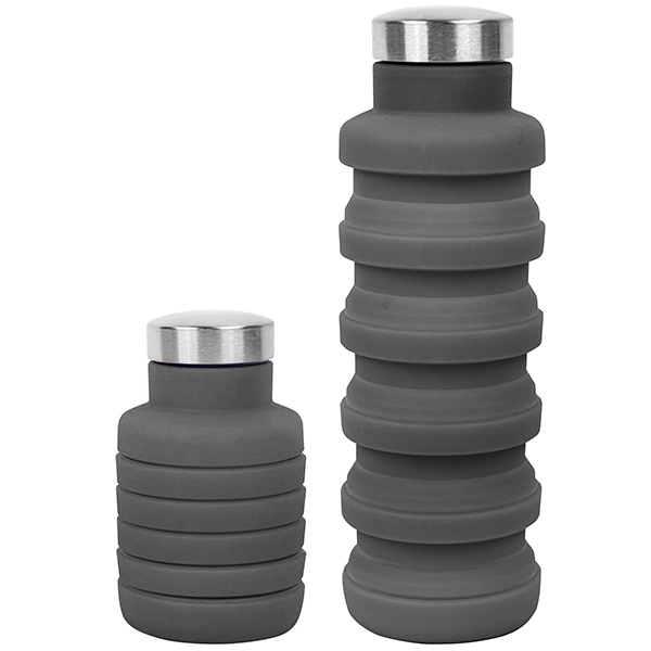 17oz Collapsible Silicon Water Bottle 16