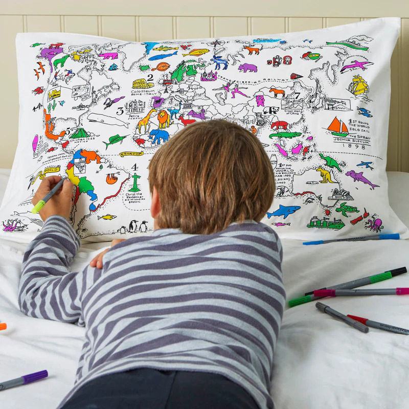 DIY Hand Painted Pillowcases 1