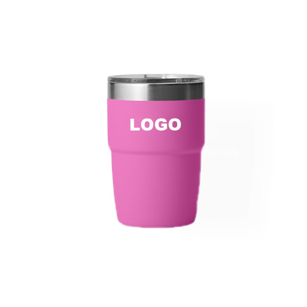 8 oz Stainless Steel Tumbler W/ Lid 7