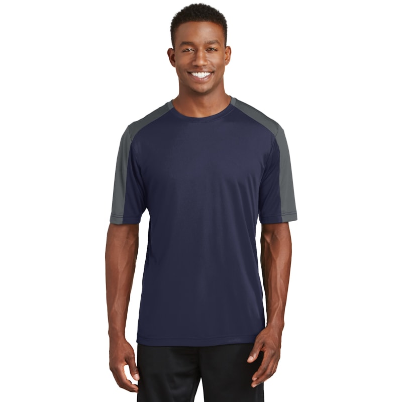 Sport-Tek PosiCharge Competitor Sleeve-Blocked Tee. 28