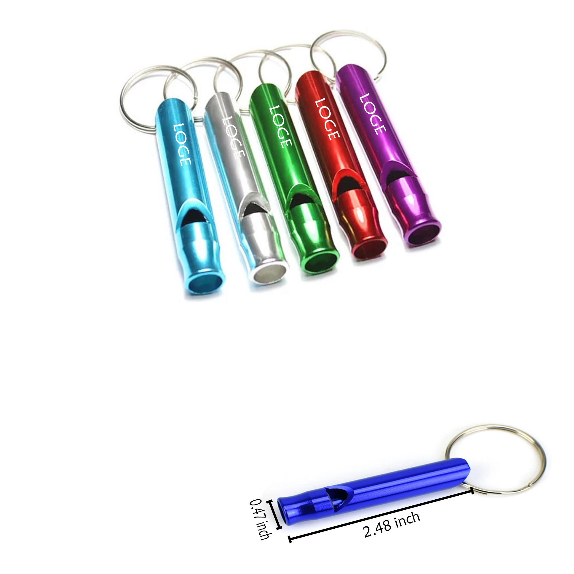 Whistle Key Ring MOQ 100pcs 1