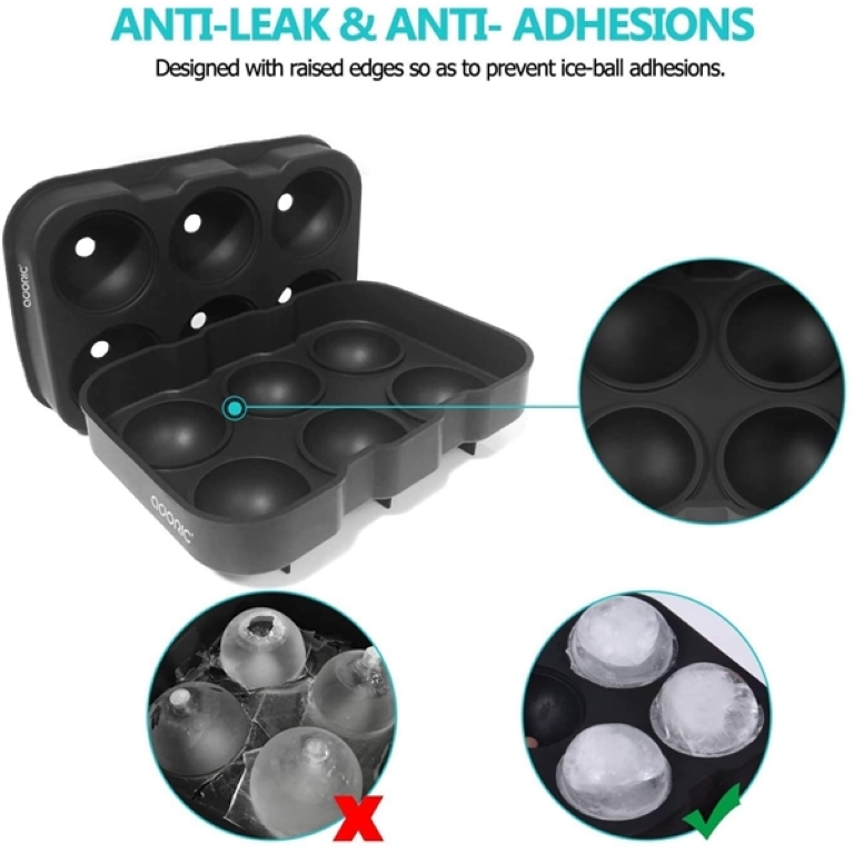 Ice Cube& Ball Trays Silicone 3