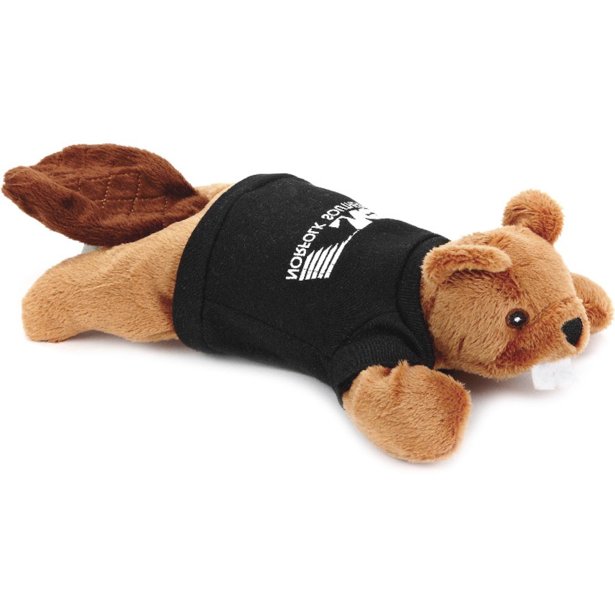 So Soft 8" Laying Beanie Animal- Beaver 3