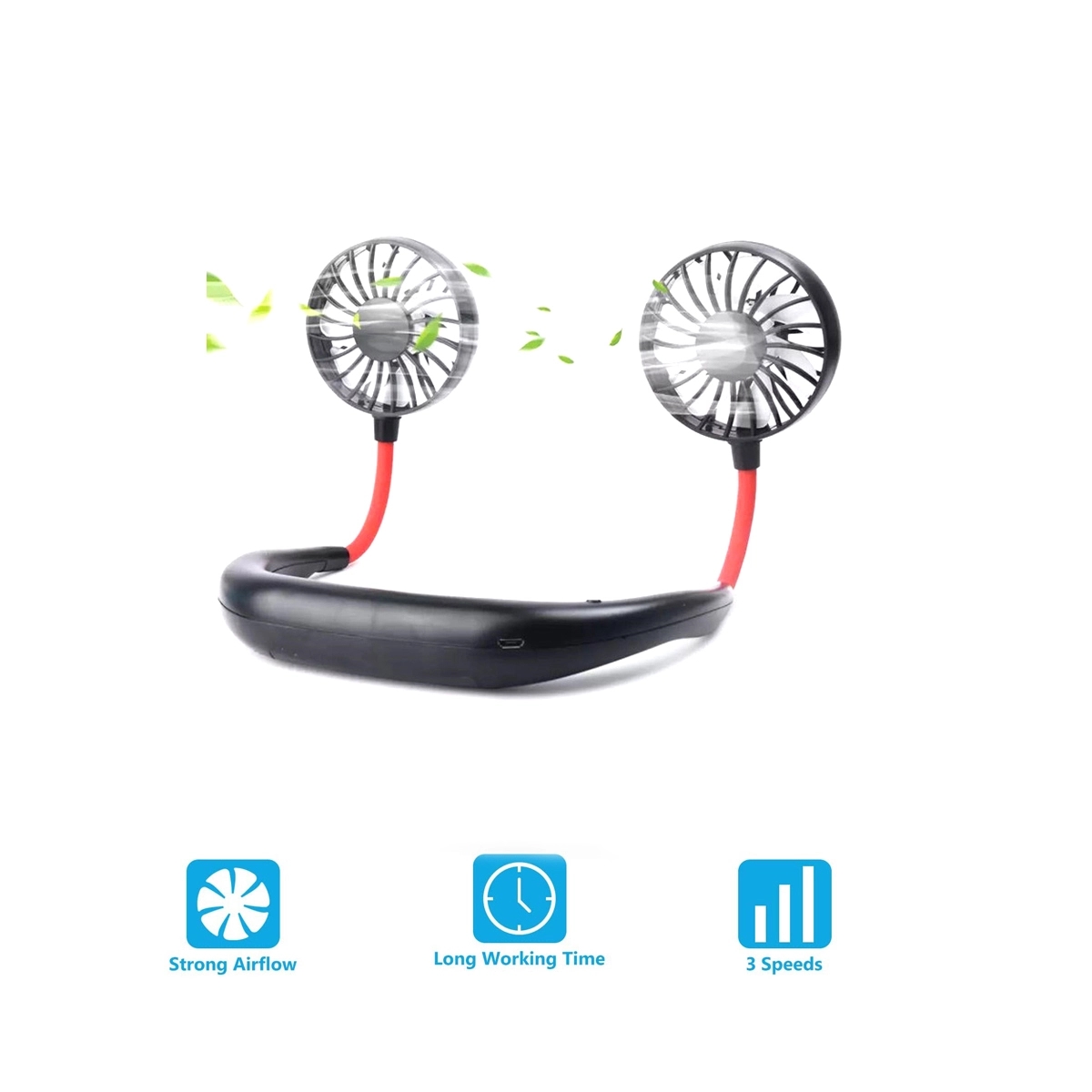 Adjustable Portable Neck Fan 1