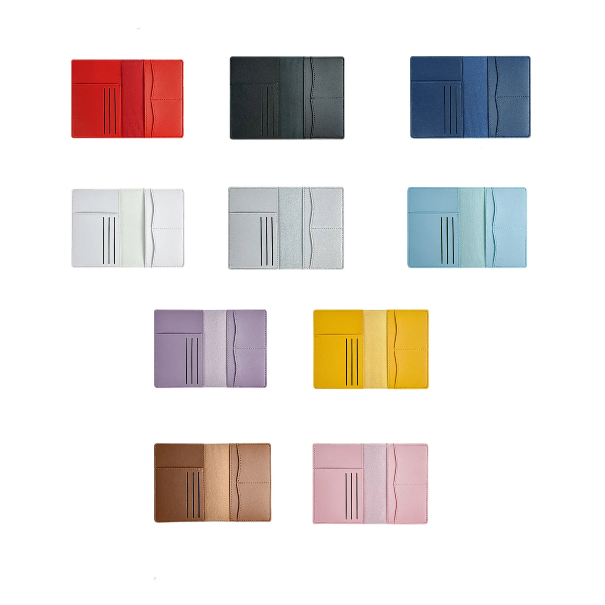 Pu Leather Card Passport Cover 4