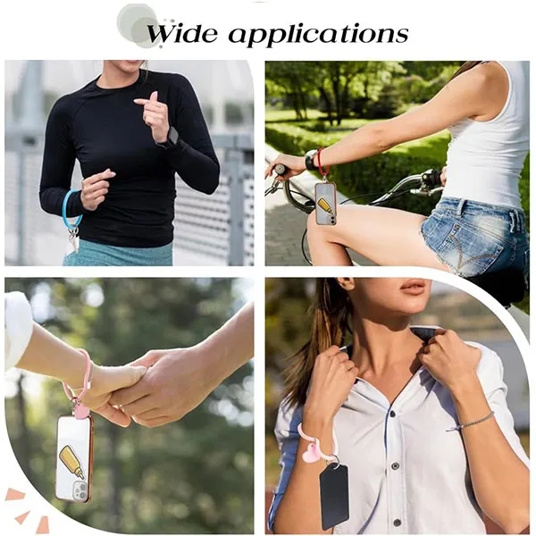 Heat-shaped Phone Hand Wrist With Keychain Lanyard Strap 3