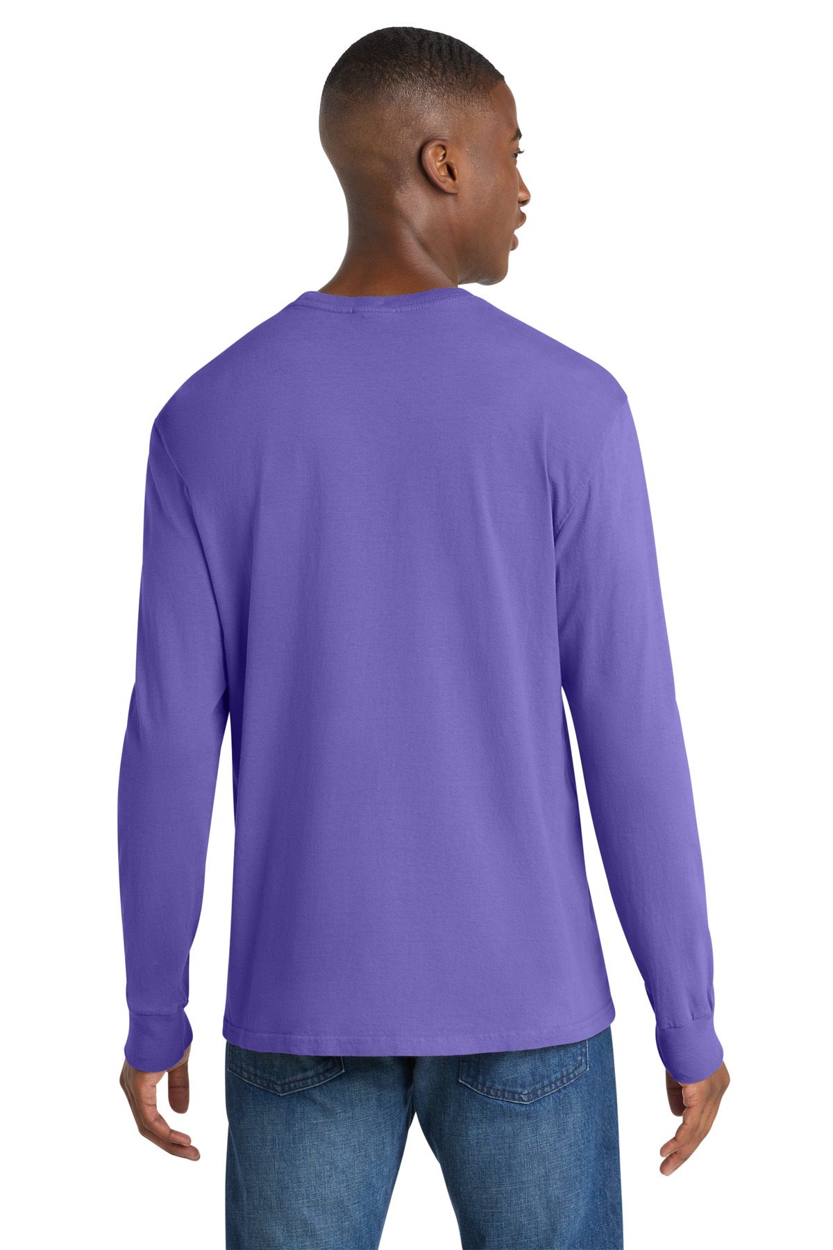 Port & Co Beach Wash Garment-Dyed Long Sleeve Tee PC099LS 197
