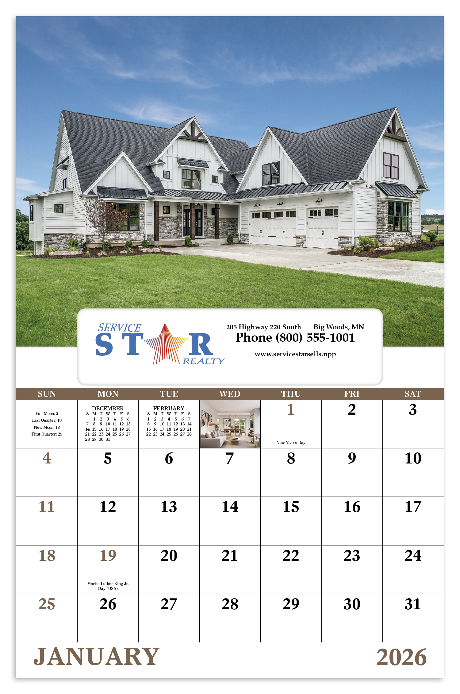 Good Value™ Welcome Home - Window Calendar 13