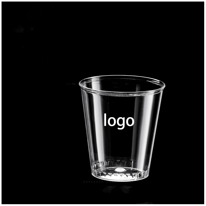Premium Transparent Hard Plastic Cup for Airline Use 2