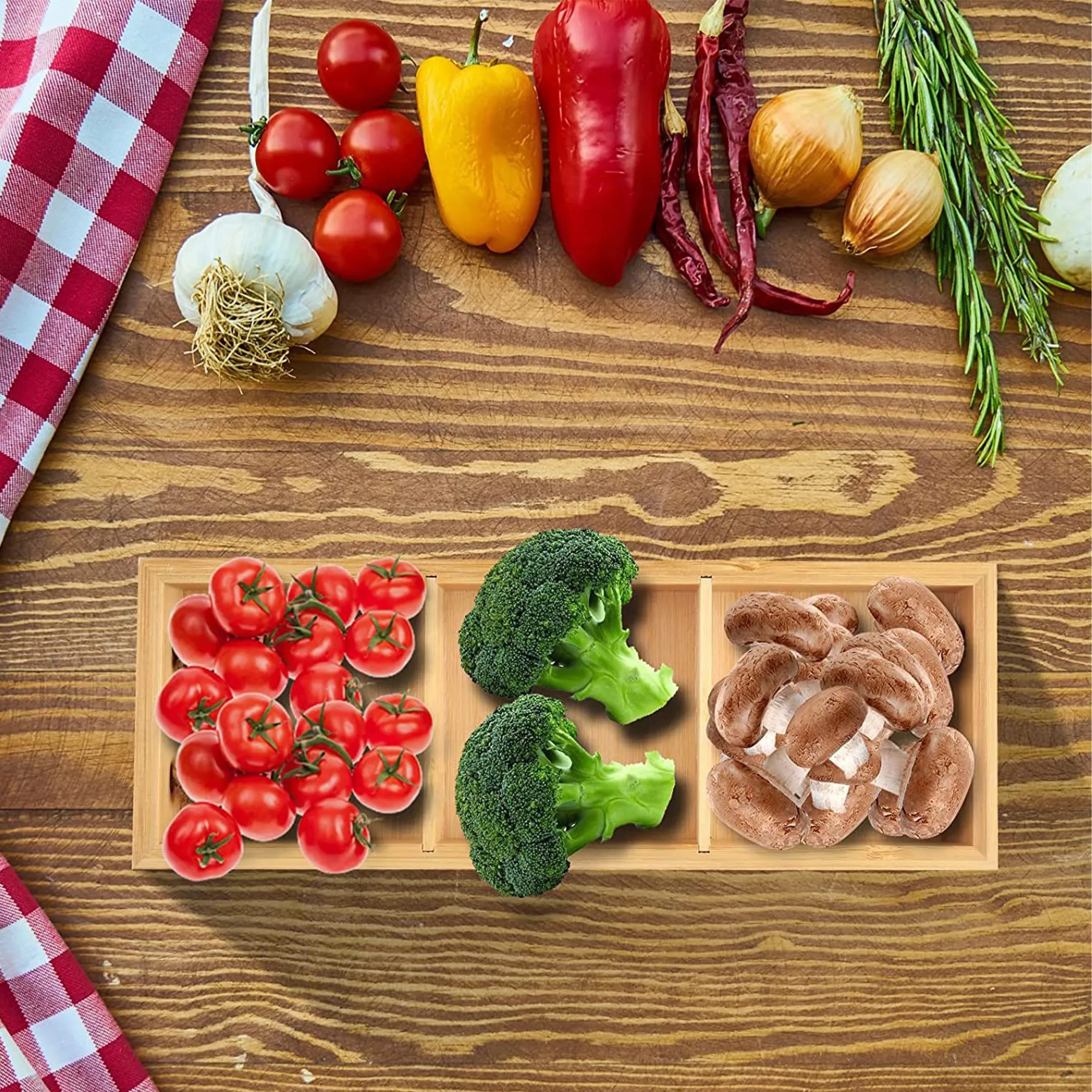 Wooden Food Tray 1