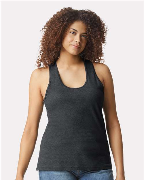 Women's Softstyle® CVC Racerback Tank Top - 64220LCVC 20