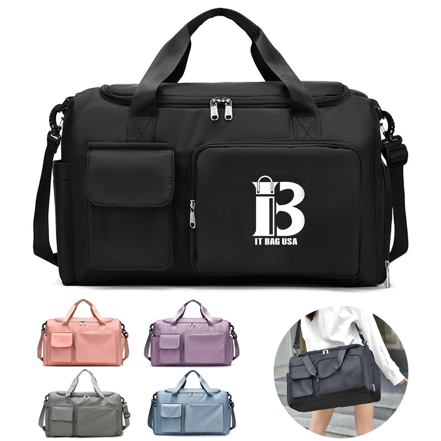 Large Capacity Folding Travel Bag For Men And Women 7