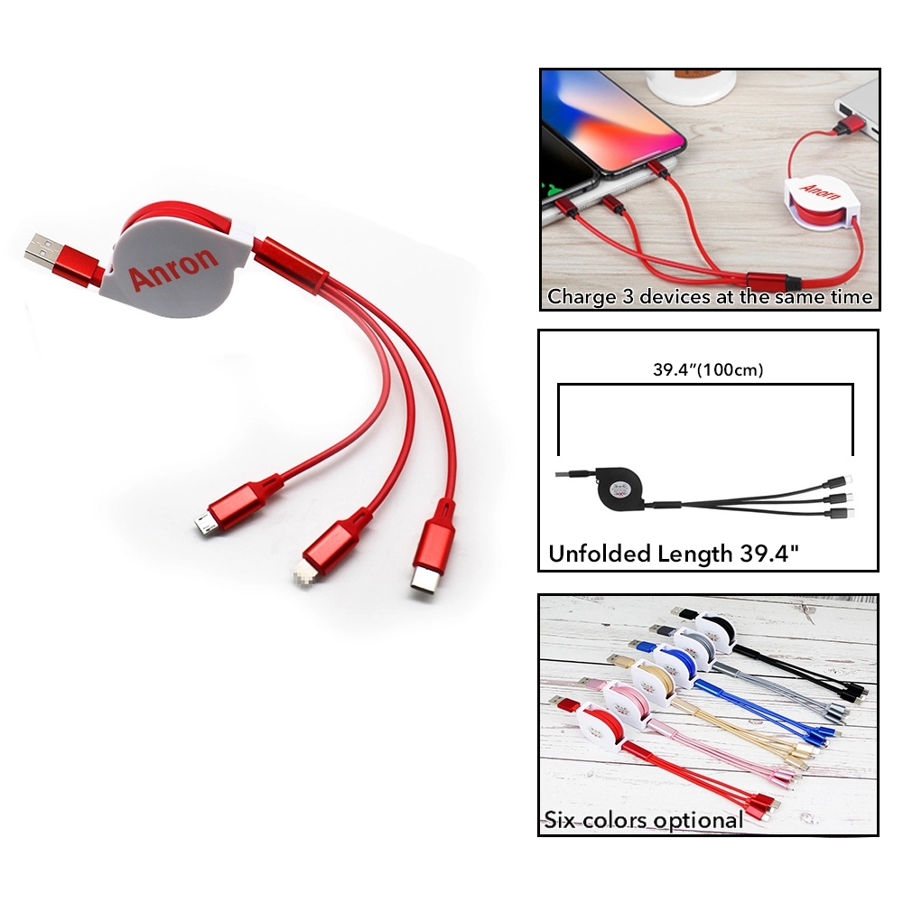 3 in 1 Retractable Cable 1