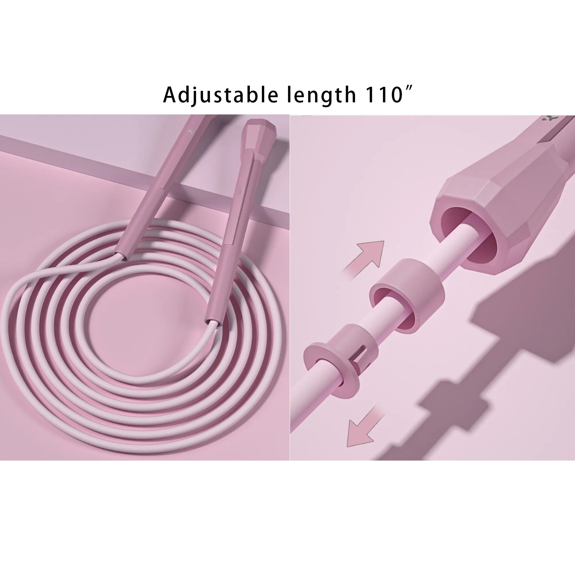 MOQ 50 Adjustable Length Training Jump Rope 4
