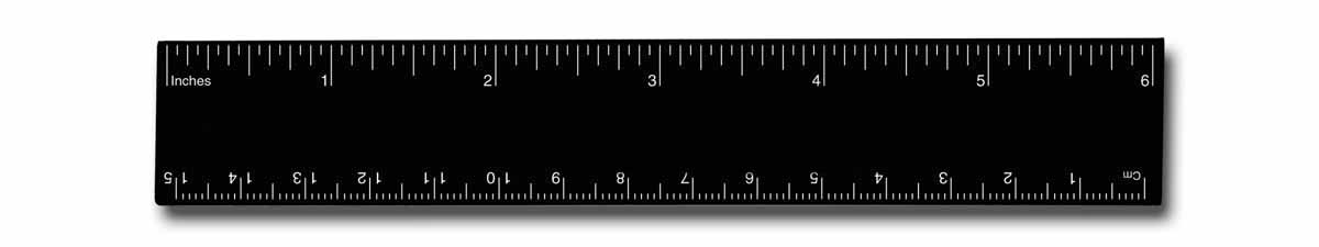 Ideal 6" Pocket Ruler 8