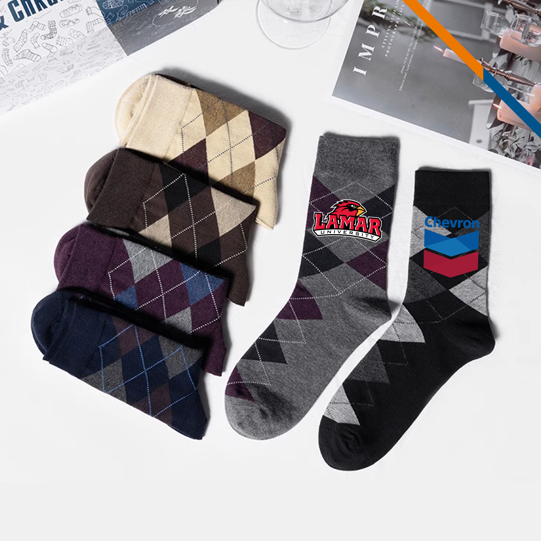 Lyman Men's Dress Socks 6