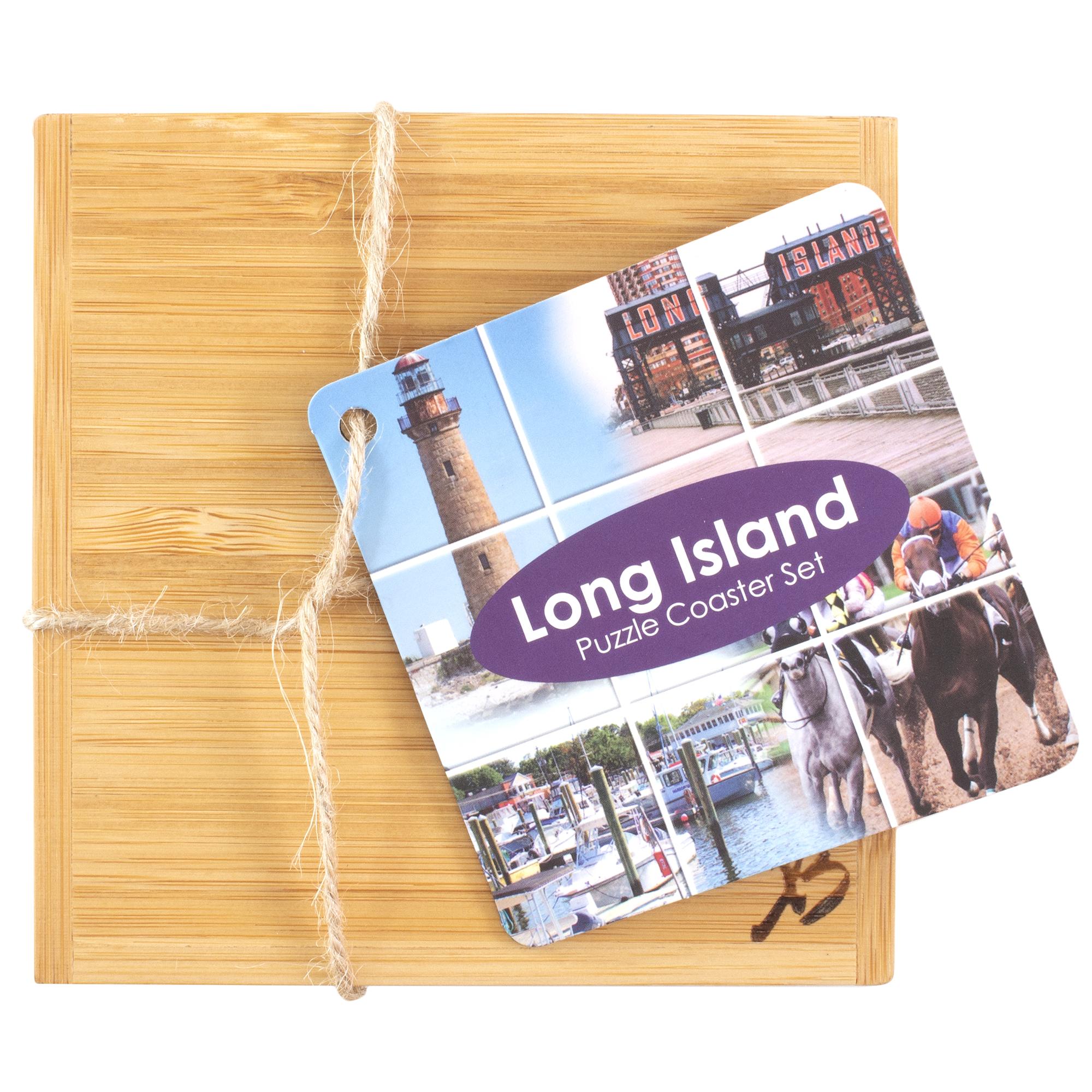 Long Island Puzzle Coaster Set 2