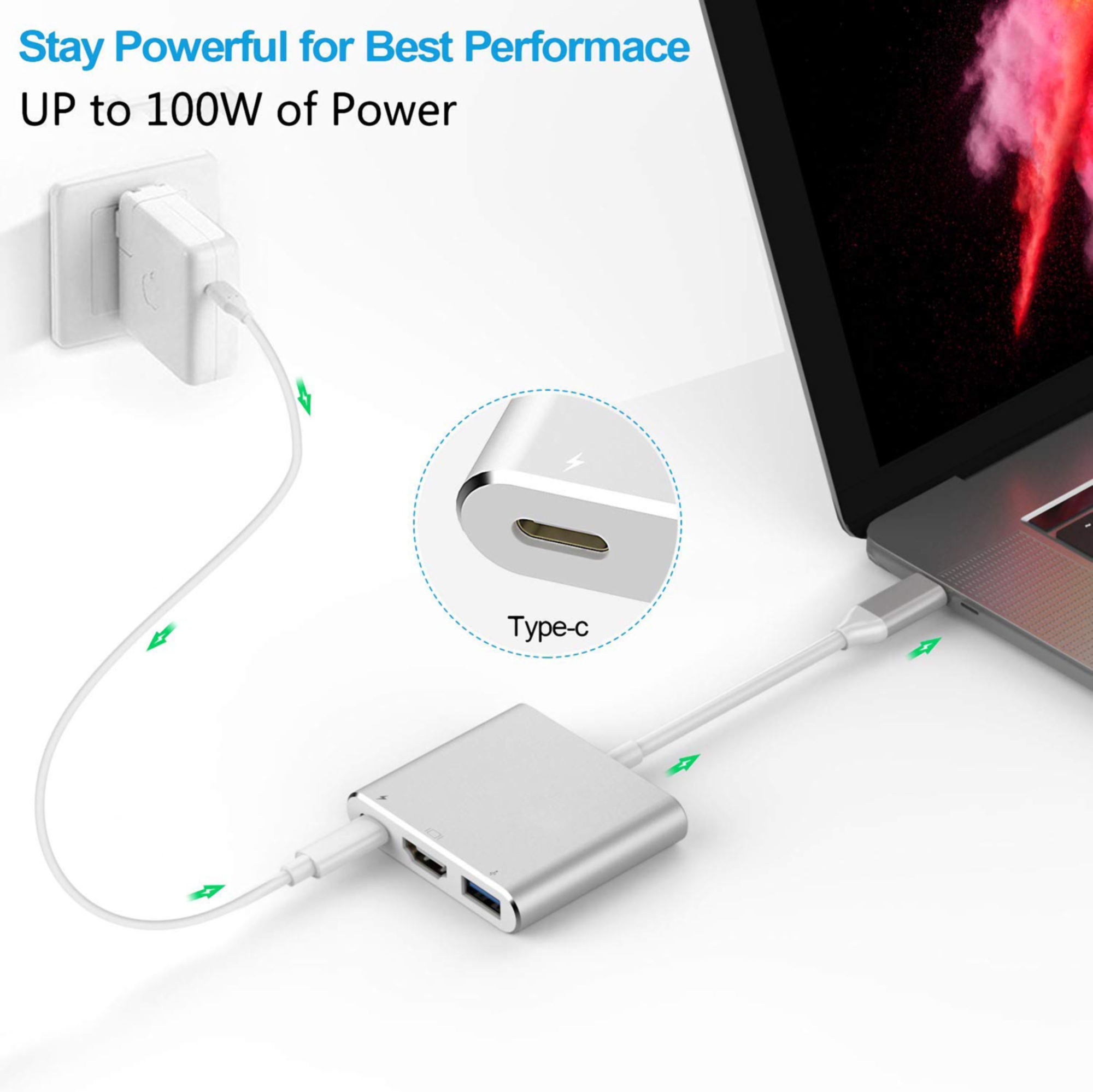 USB-C Hub with HDMI Adapter 2