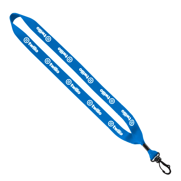 3/4" Polyester Lanyard with Swivel Snap Hook 41