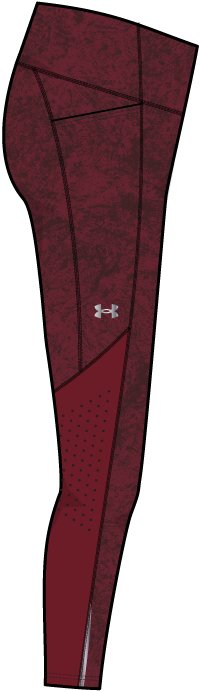 UA Launch Printed Women's Ankle Tights 11
