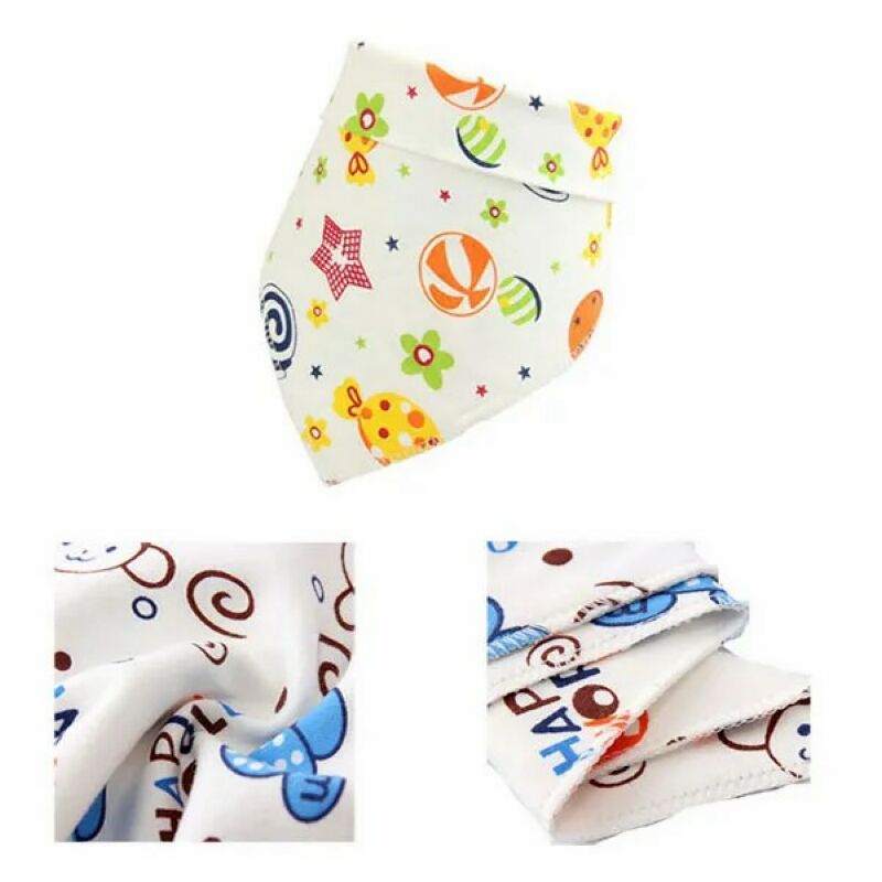 Cotton Triangle Baby Bib