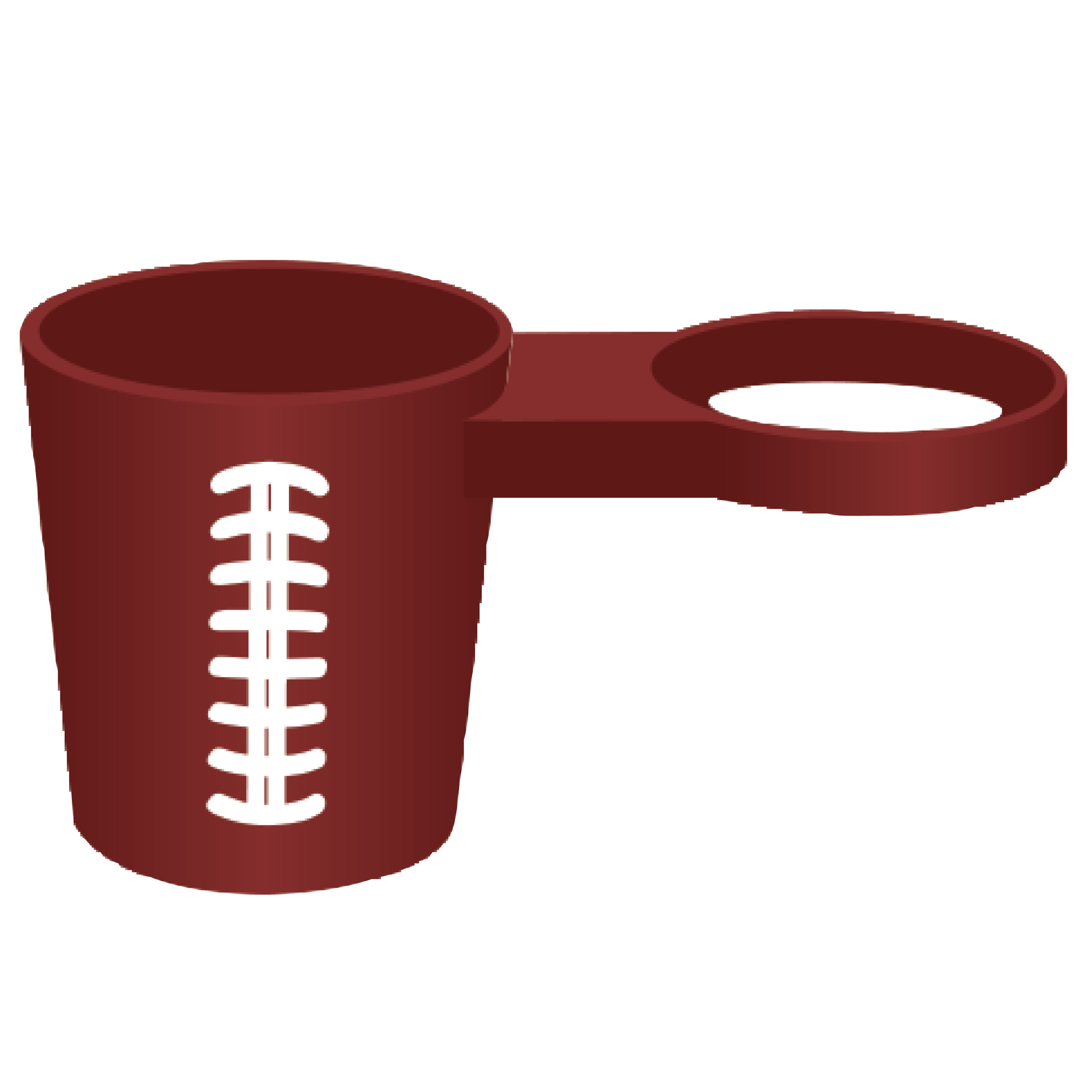 2oz Sport Themed Bottle Neck Sidecar Shot 4