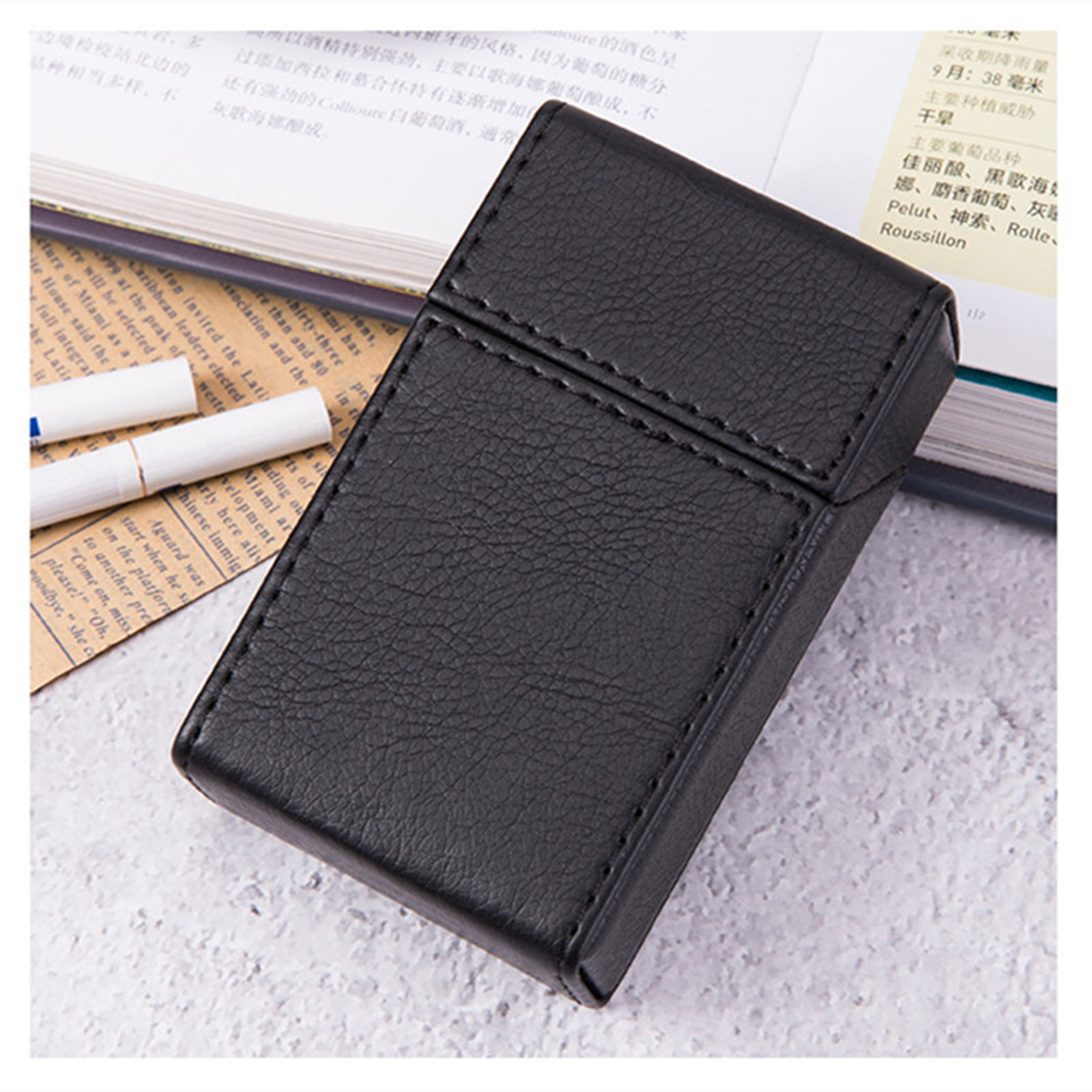 Pu Material Cigarette Case Dispenser 4