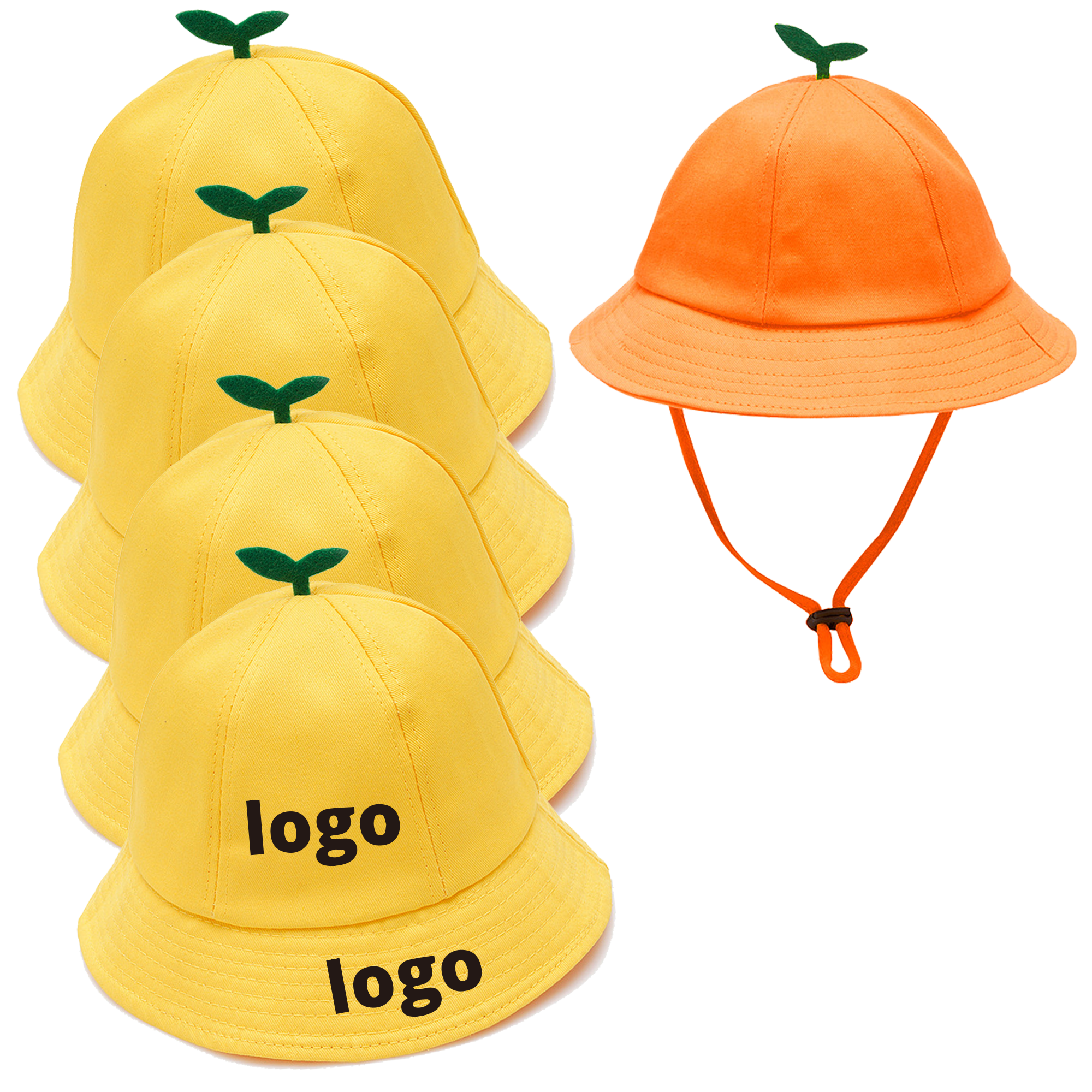 Wide Brim Beach Kids Sun Hat With Adjustable Chin Strap 2