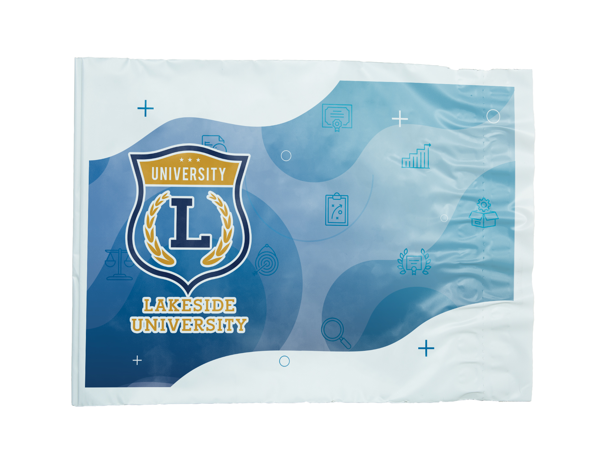 Full Color Gusseted 2-Sided Return Poly Mailer (9.75" x 12" x 4")