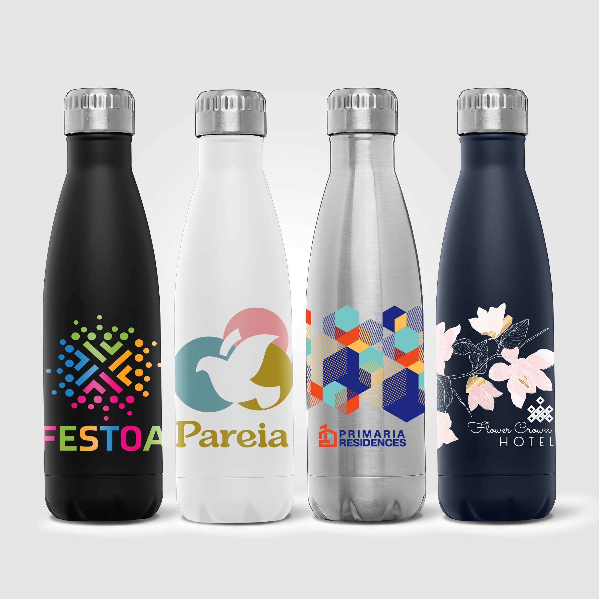 Ibiza Recycled - 22 oz. Single-Wall Stainless Water Bottle 10