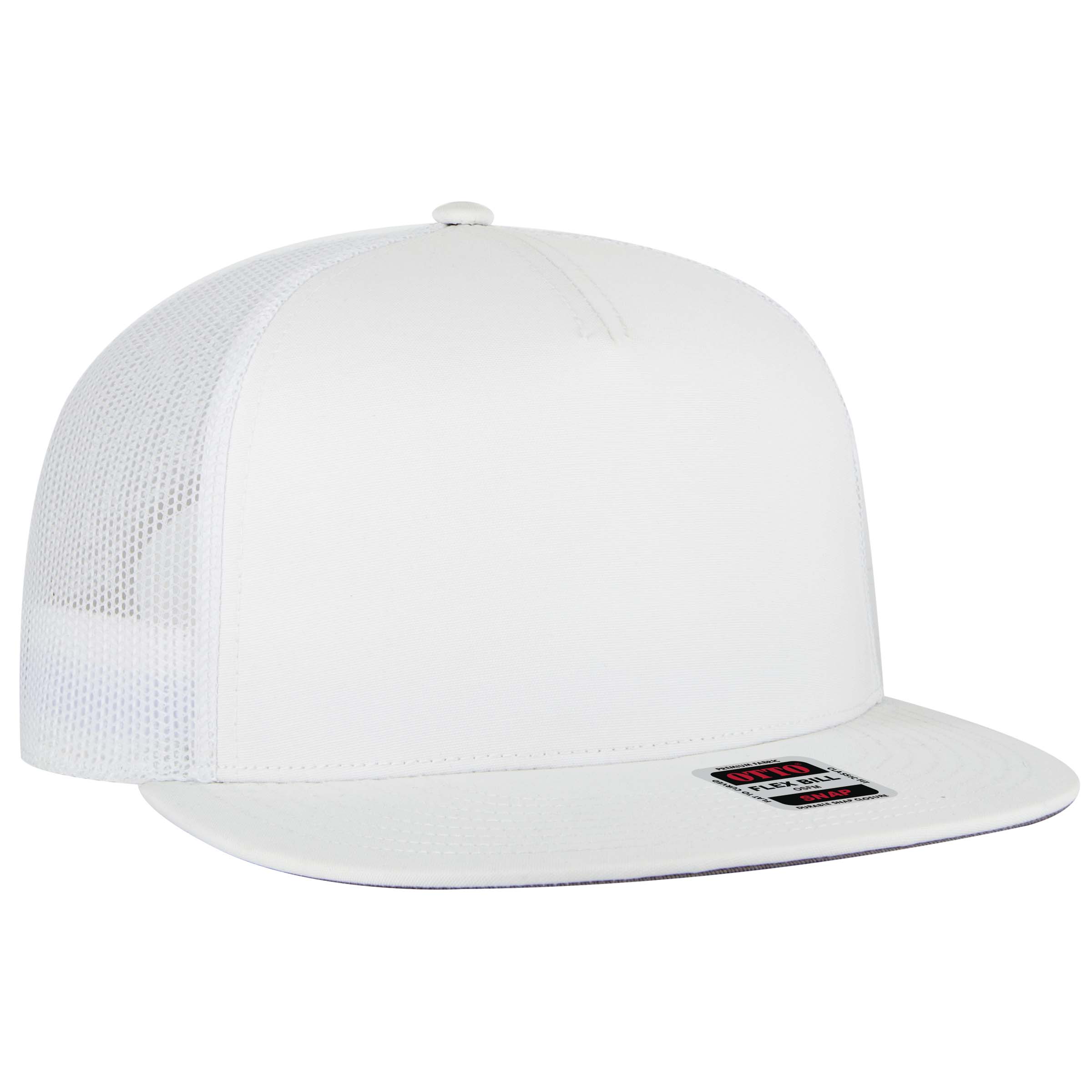 OTTO CAP® OTTO SNAP 5 Panel Pro Style Mesh Back Trucker Snapback Hat 43
