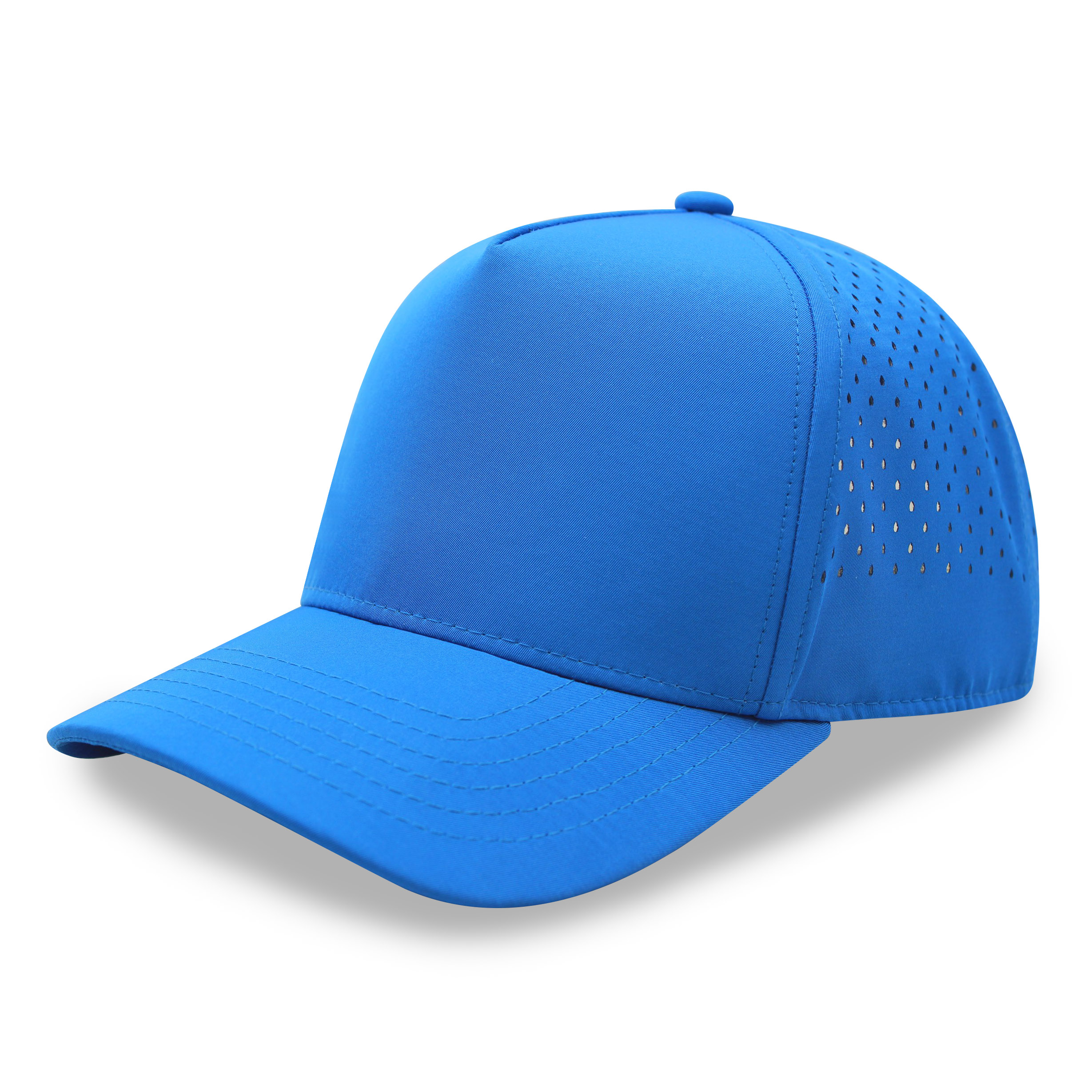 Athletic Golf Cap laser cut meshback