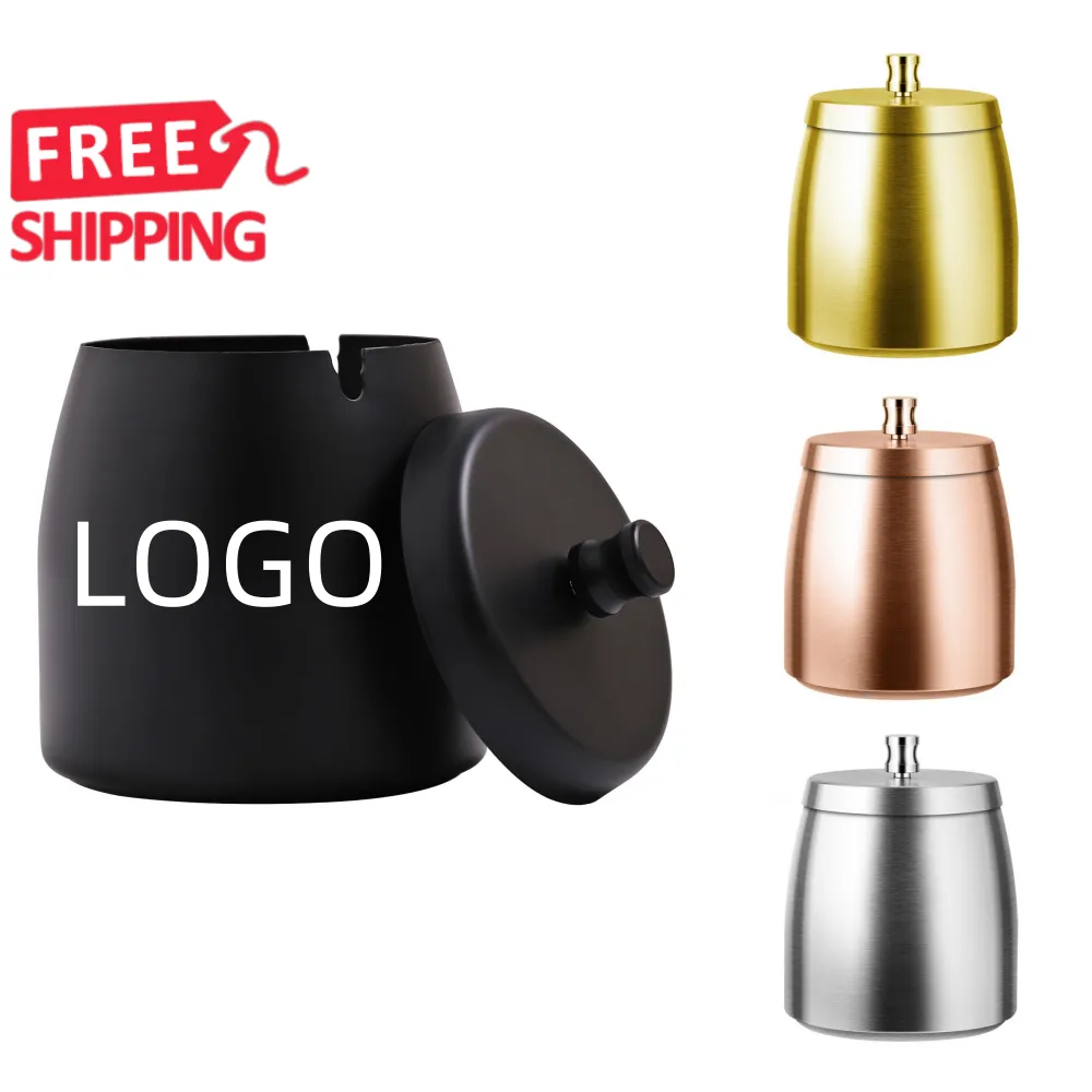 Windproof Cigar Ashtray with Lid 5