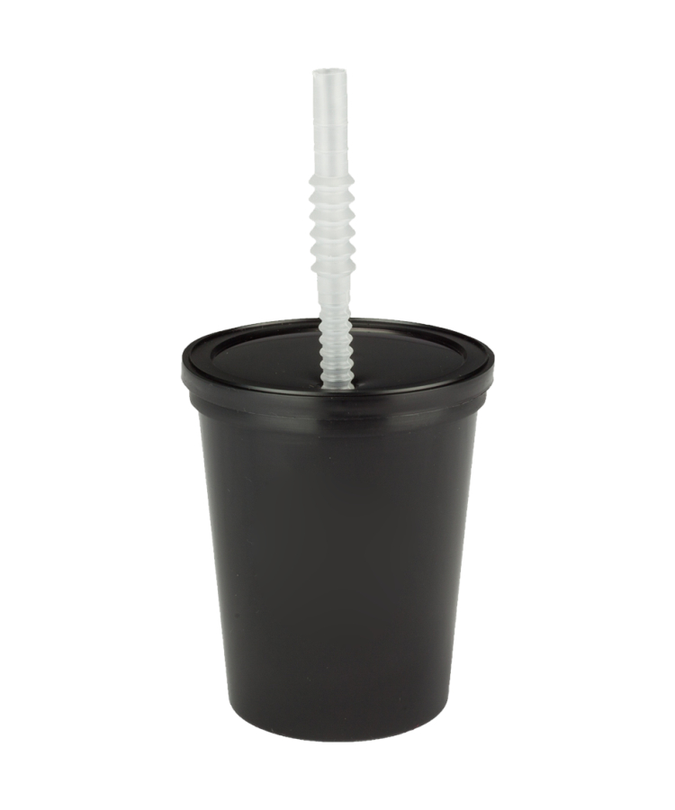Union Printed, 16 Oz. Stadium Cup w/Lid & Straw 1