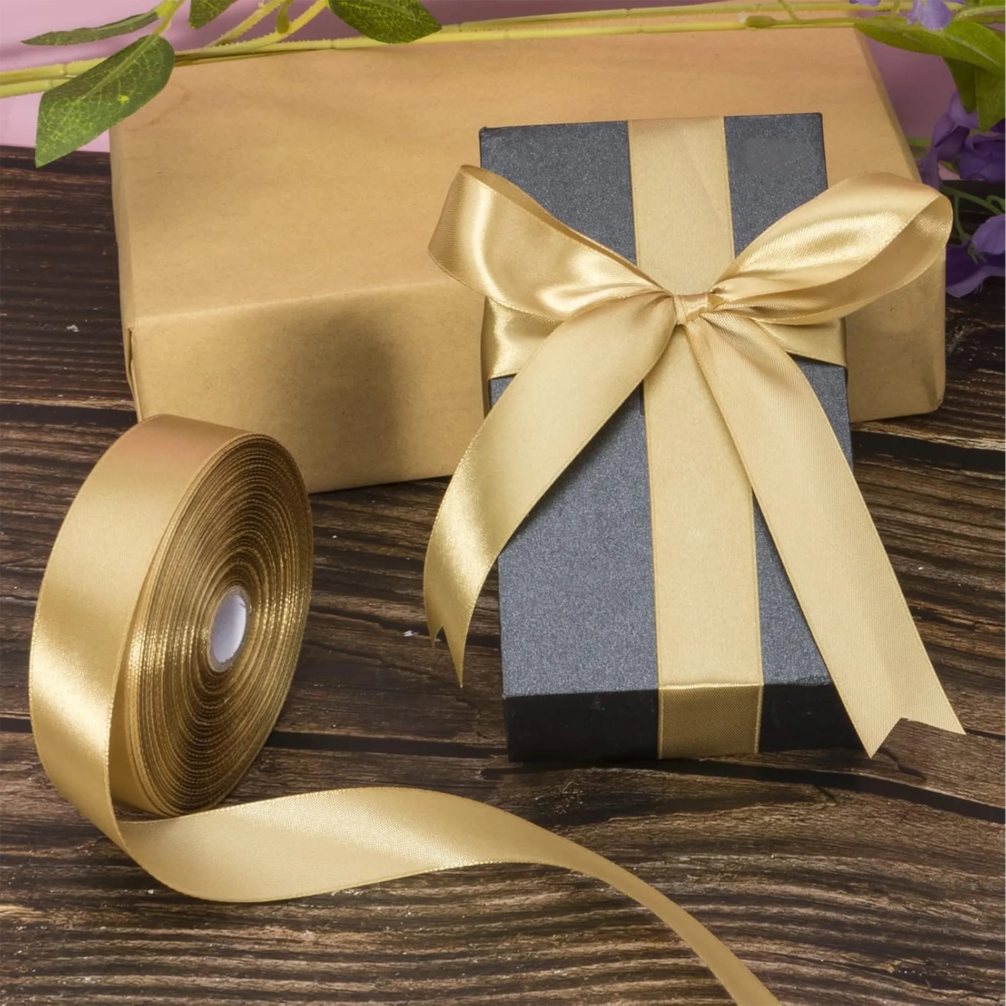 5/8 Inch Polyester Gift Box Ribbon 6
