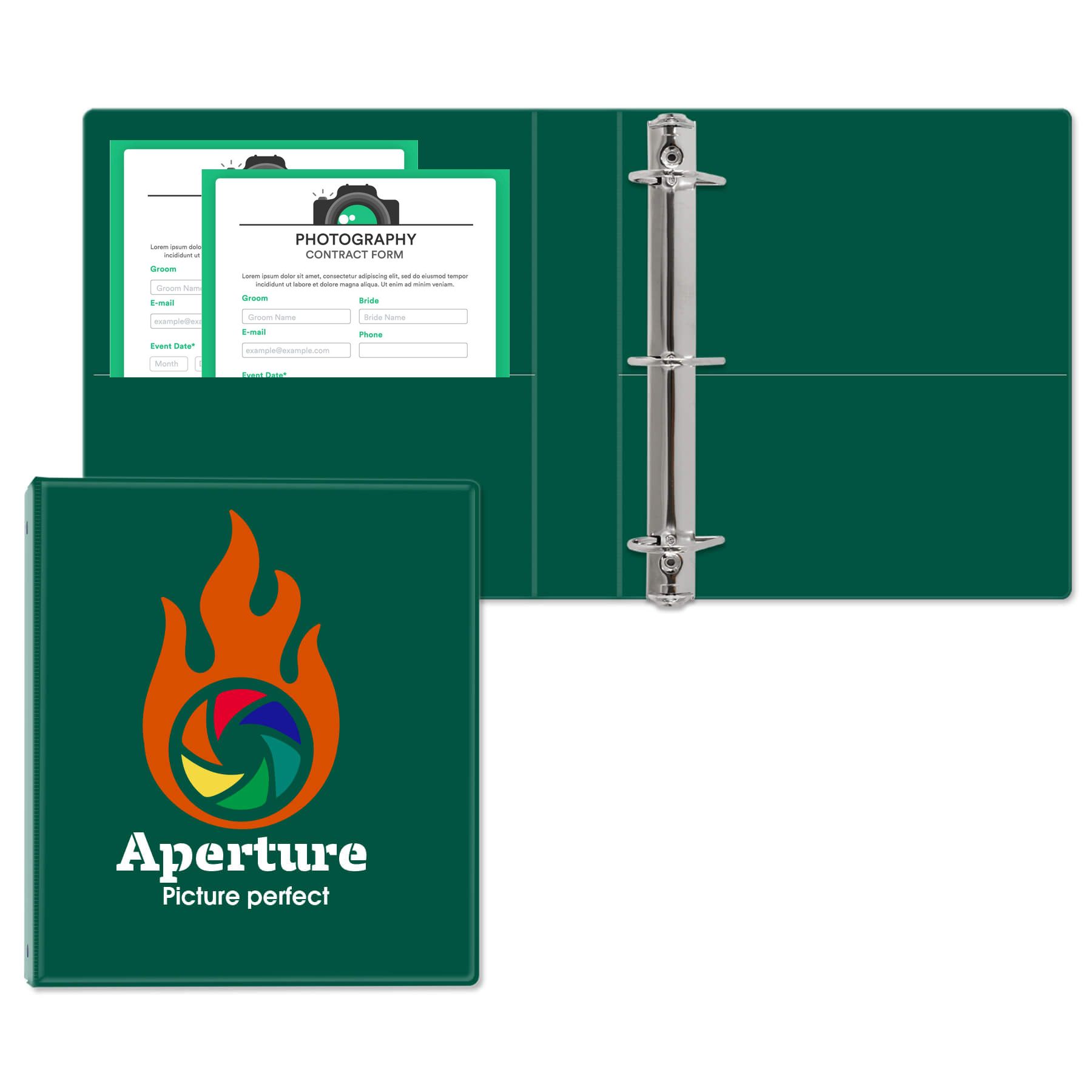 1 1/2" Classic Angle D Ring Binder 14