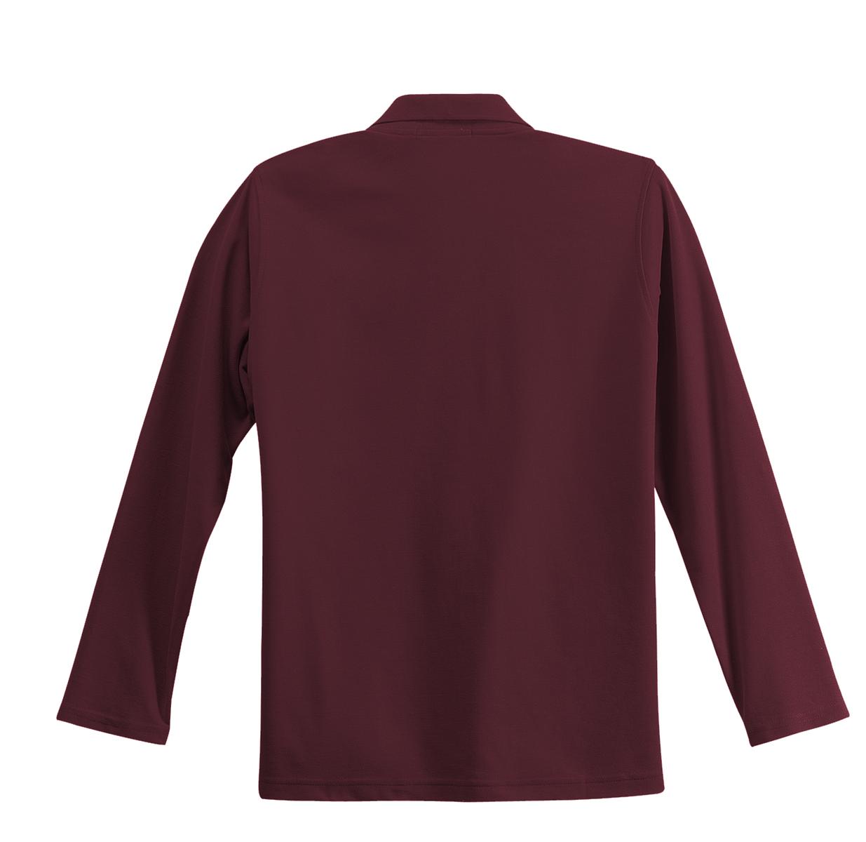 Port Authority Women's Silk Touch Long Sleeve Polo. L500LS 6