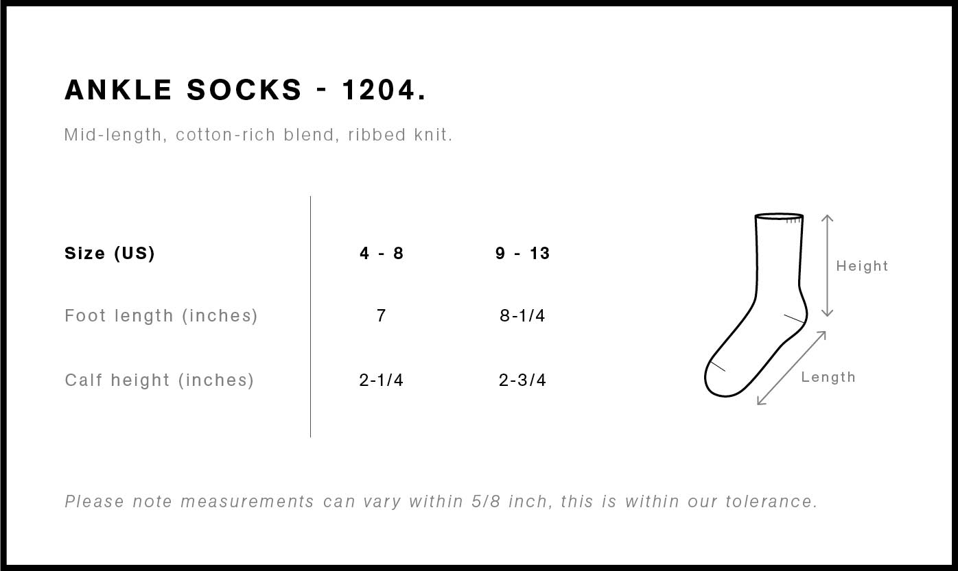 Ankle Socks (2 Pairs) | 1204 10