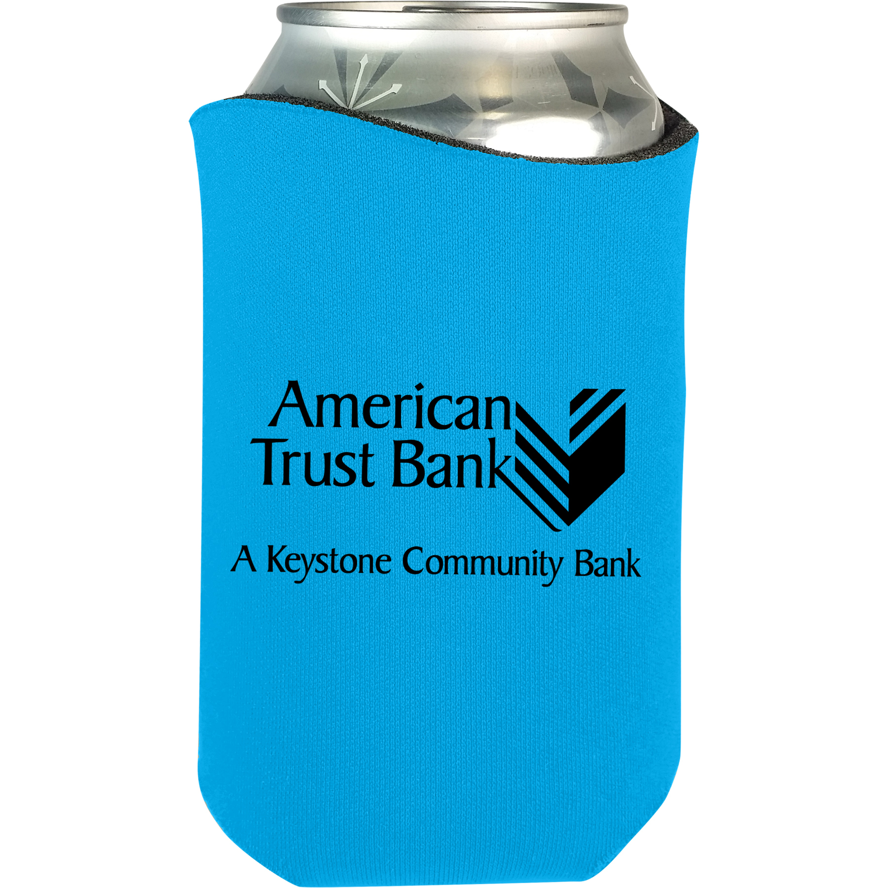 Curve Scuba can cooler, custom koozie with logo imprint 16