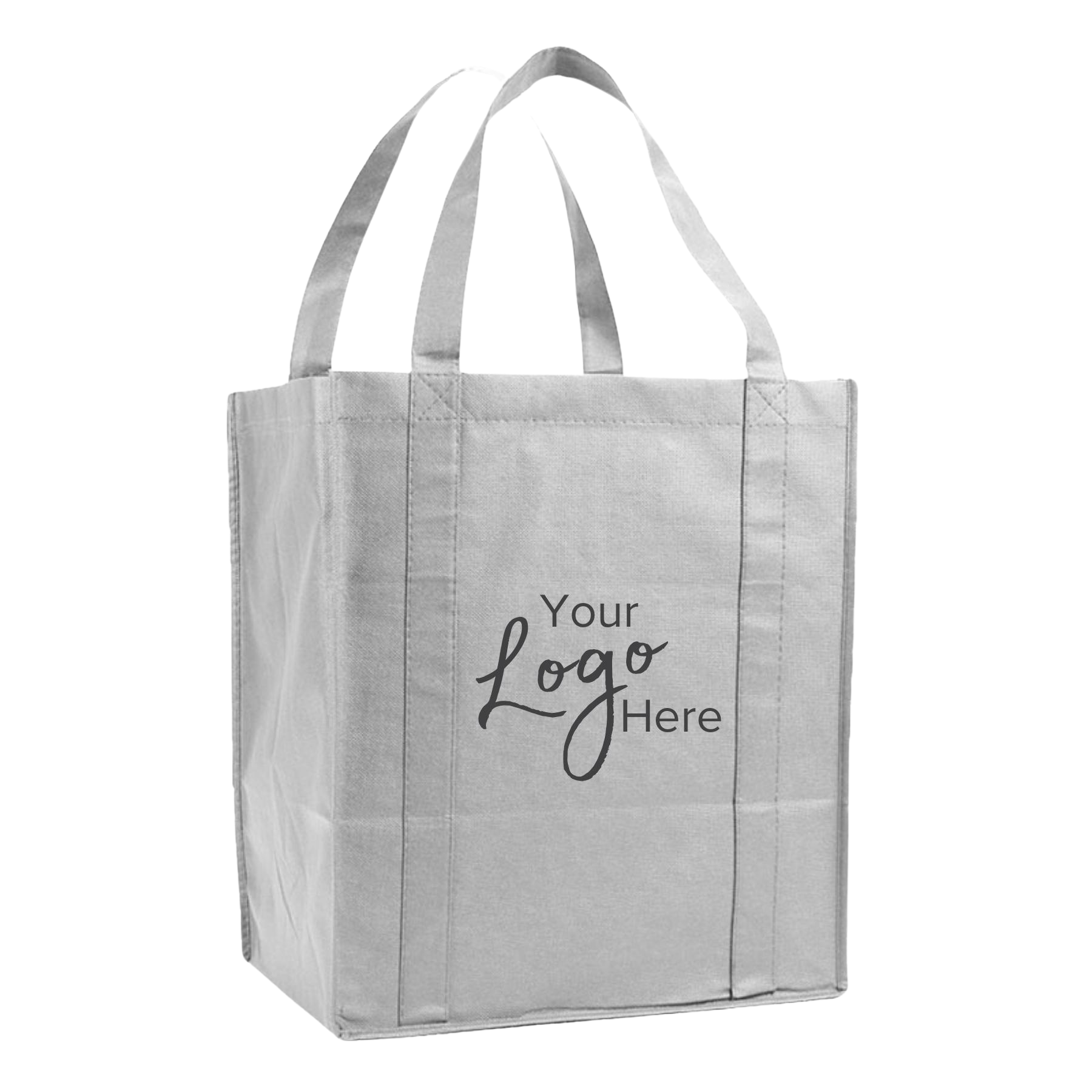 Jumbo Heavy Duty 13"W x 15"H x 10" Gusset Grocery Bag 1