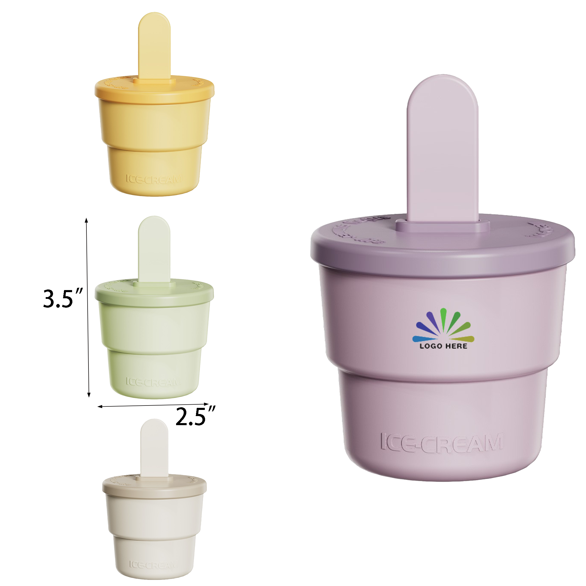 Home Silicone Ice Cream Making Mold 2