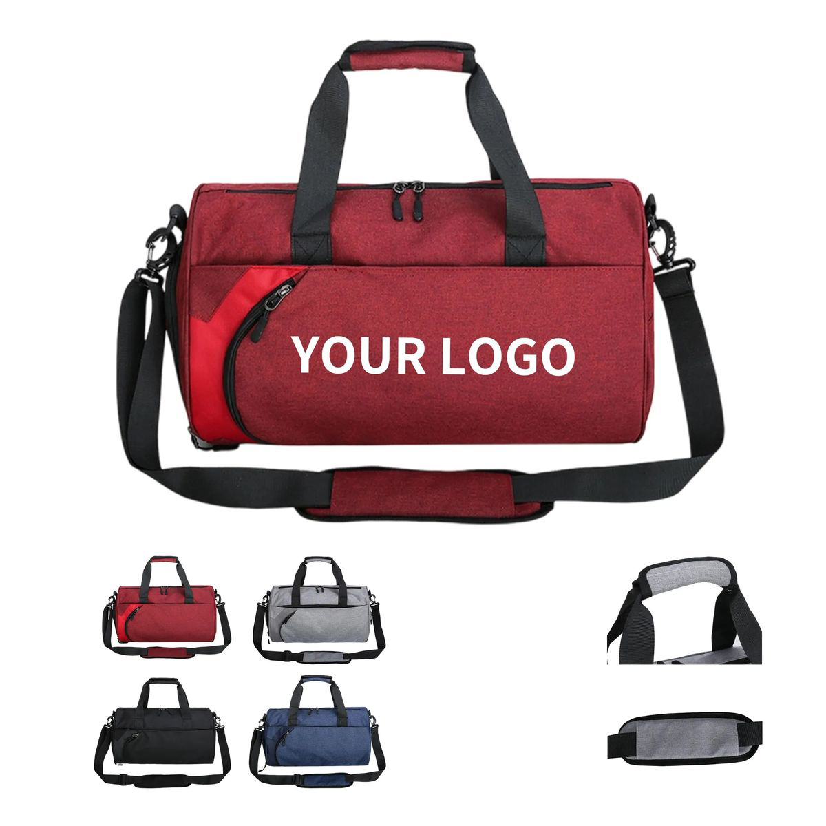 Portable Nylon Fitness Bag for Sports or Short Trips 5