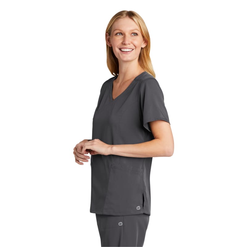 WonderWink Women's Premiere Flex Mock Wrap Top 18