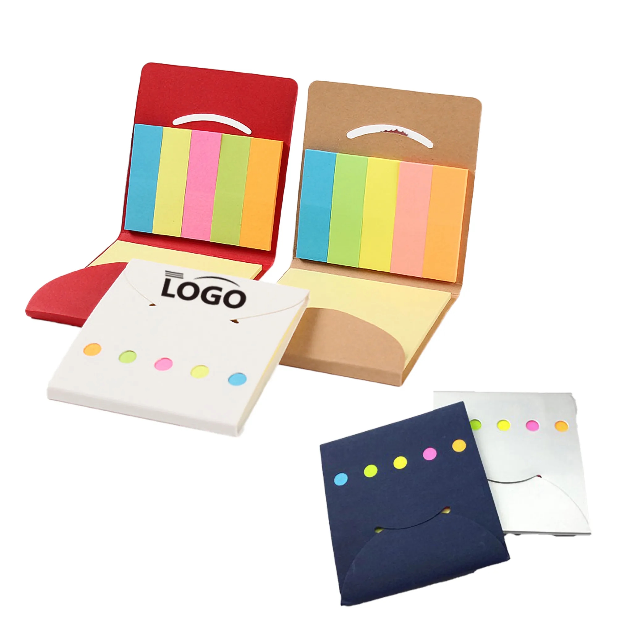 Multi-functional Semi-Adhesive Note Stickers Memo 2