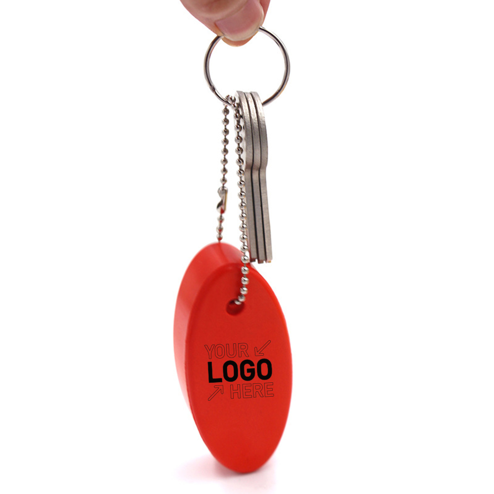 Oval Floater Keychain 6